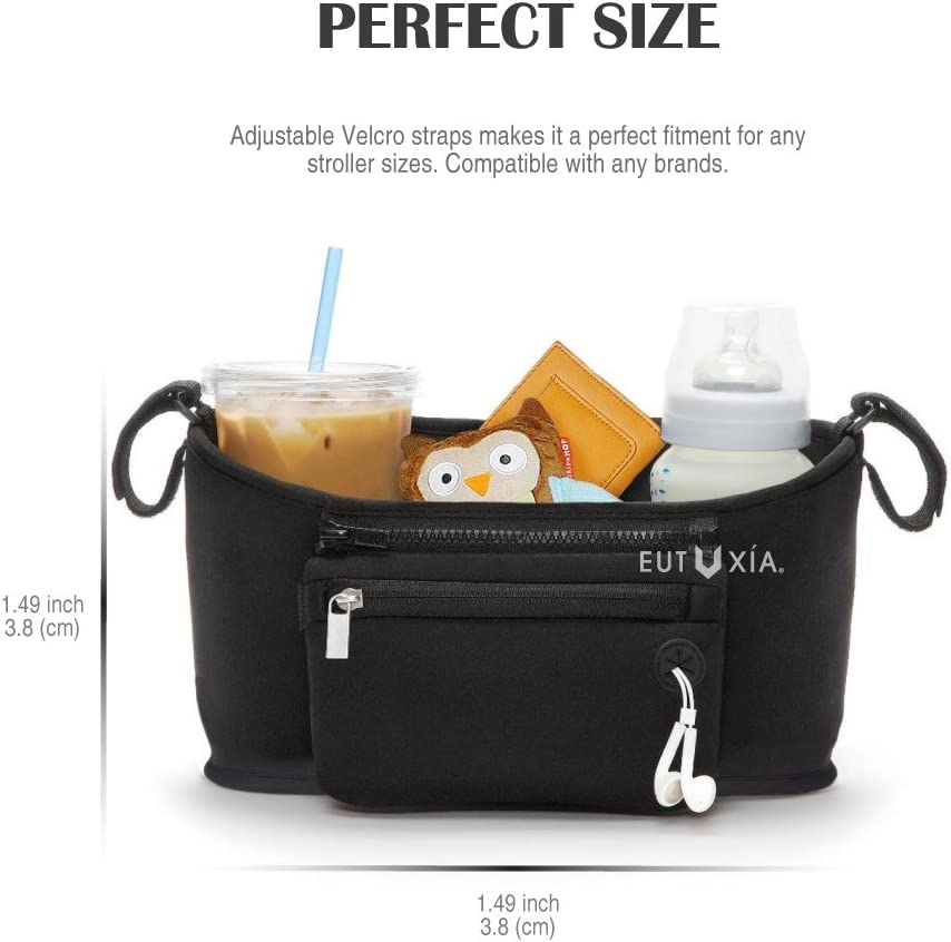 Upgraded Universal Stroller Organizer Bag