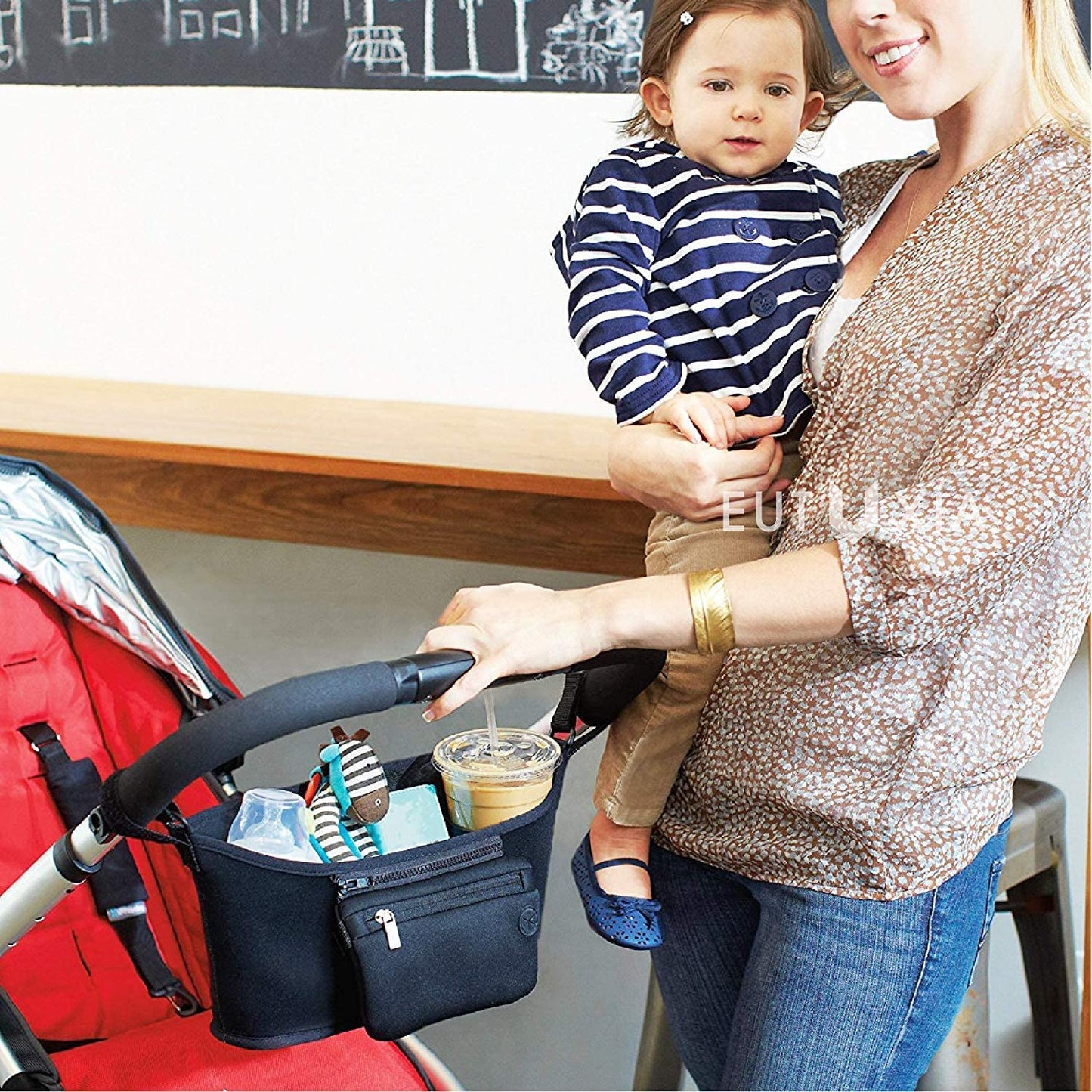 Upgraded Universal Stroller Organizer Bag