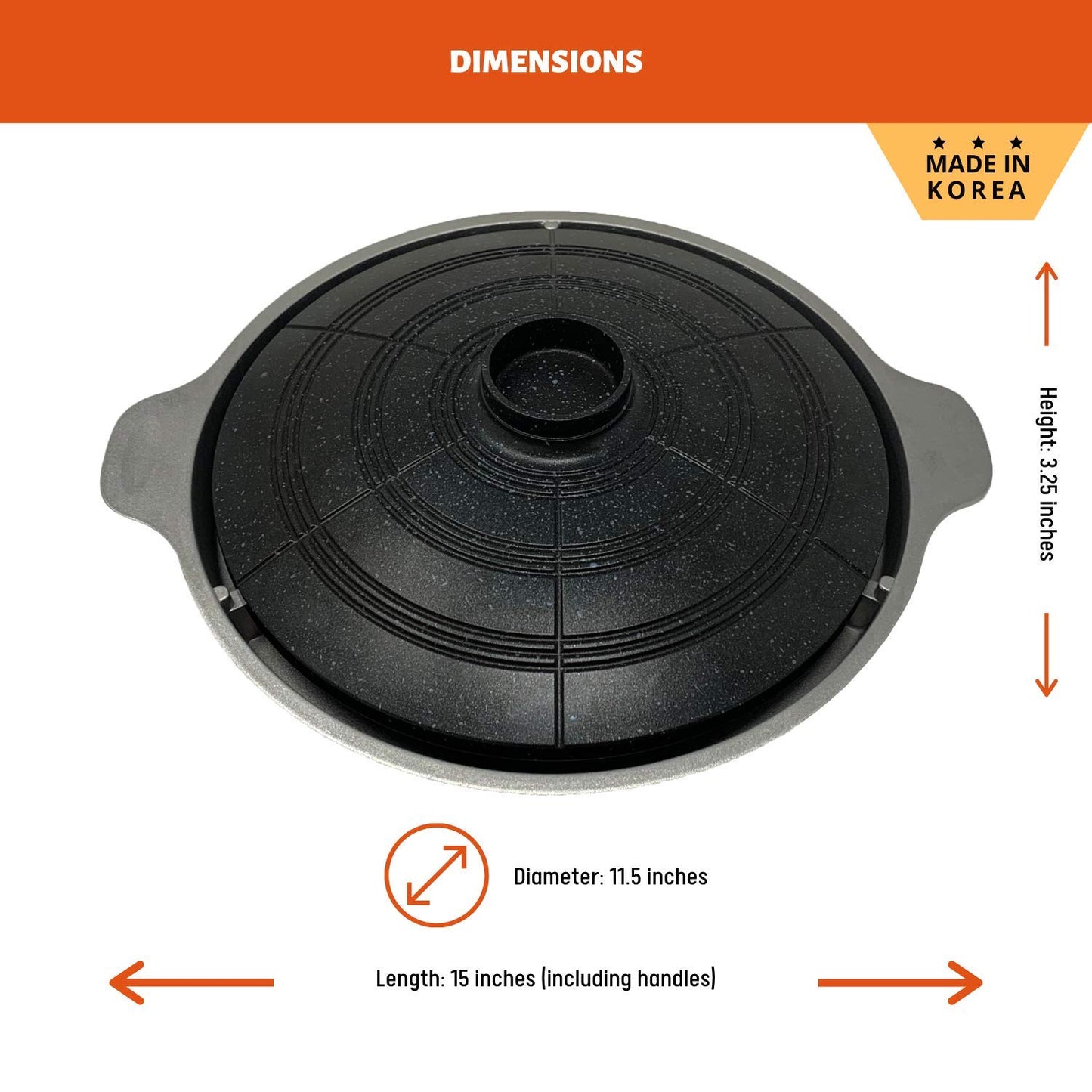 Korean BBQ Grill with Drain