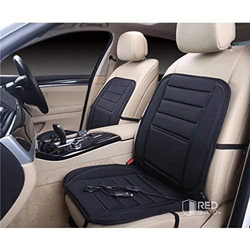 12-Volt Heated Car Seat Cushion with Intelligent Temperature Control Sensor