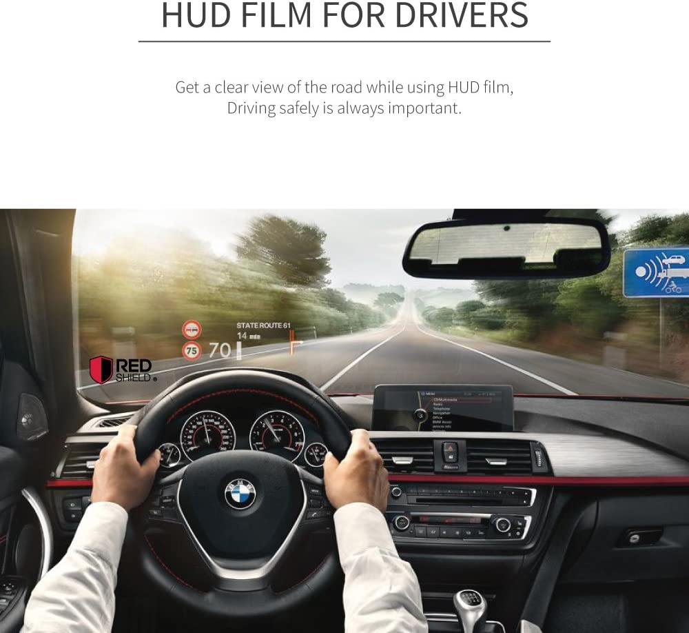 Universal Head Up Display HUD Reflective Windshield Film 7.5"