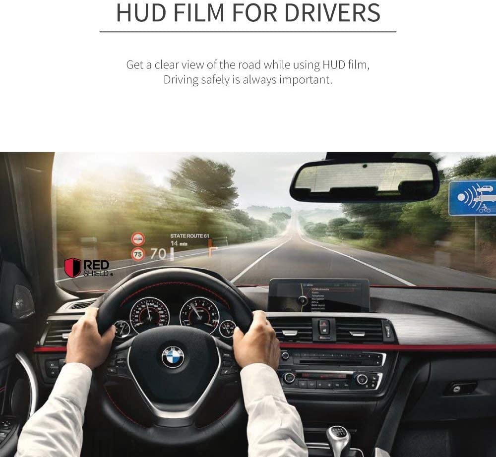 Universal Head Up Display HUD Reflective Windshield Film 7.5"