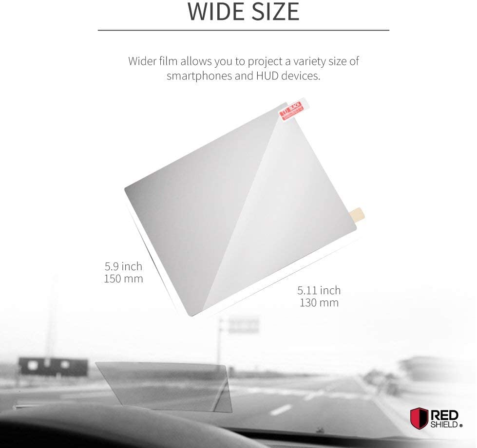 Universal Head Up Display HUD Reflective Windshield Film 7.5"