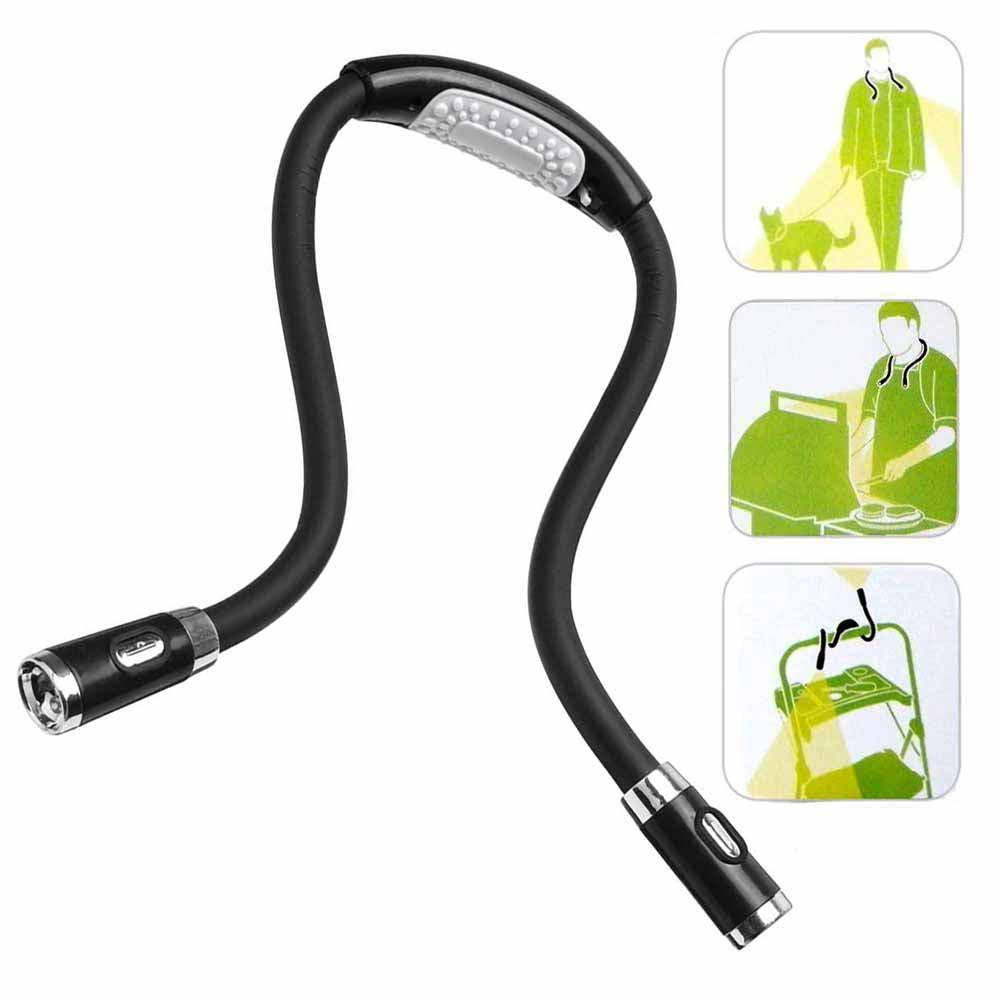 LED Hug Neck Book Light with Handsfree Flexible Arms