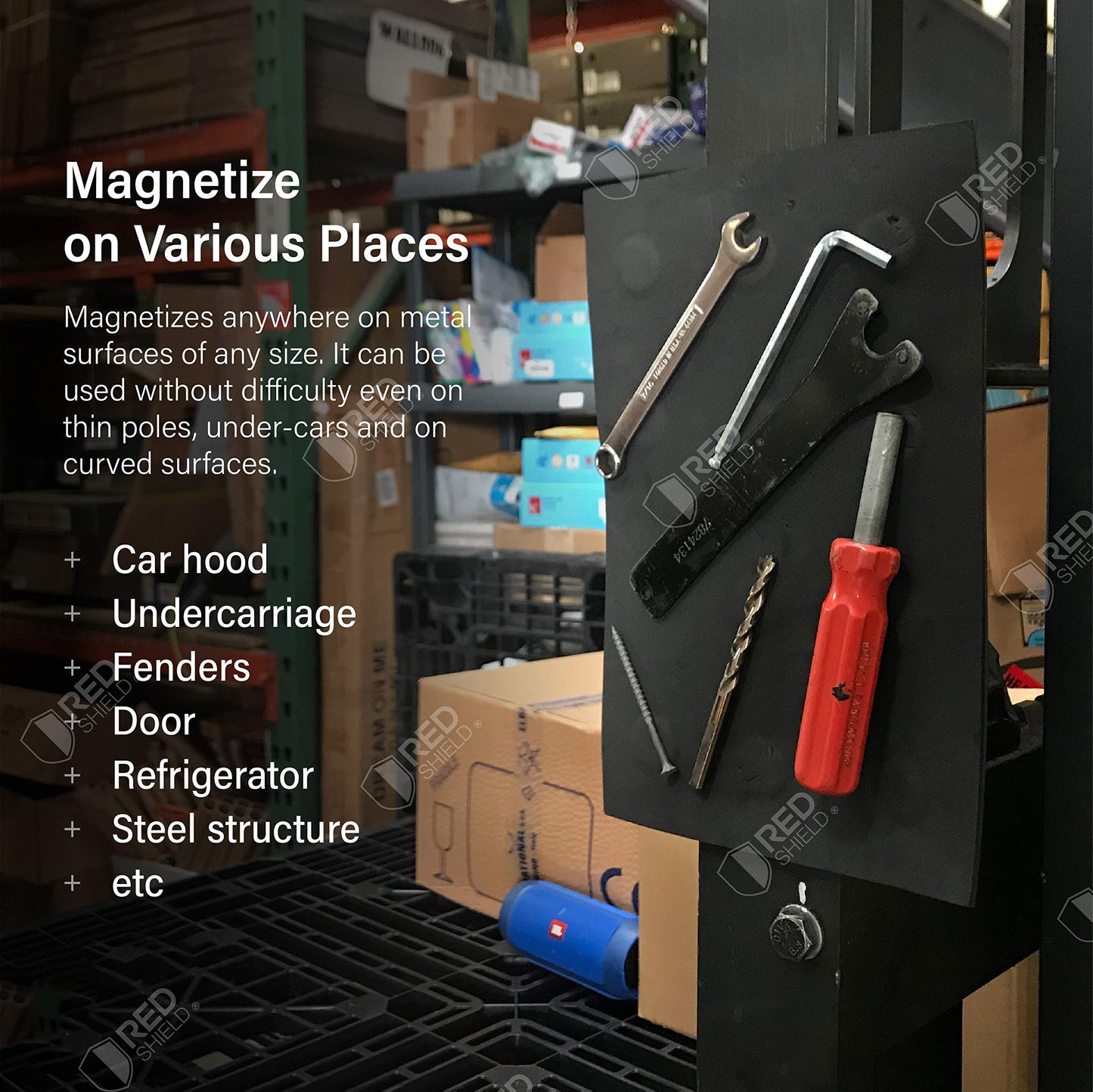 Flexible Magnetic Tool Holder Pad Set of 2