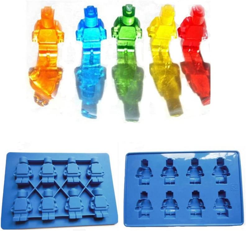 Silicone Molds Robot Ice cube Tray & Candy Chocolate Molds