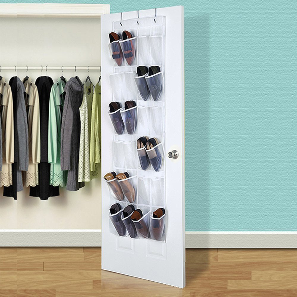 Over the Door 24 Pocket Hanging Rack