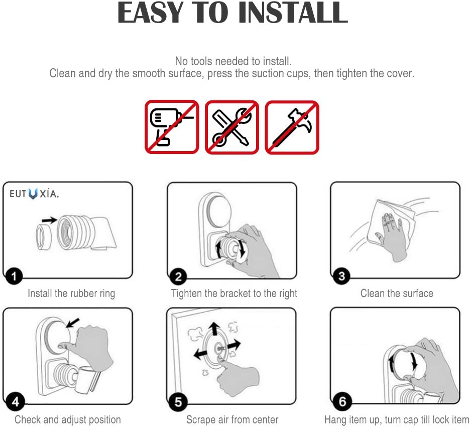 Universal Shower Head Holder Bracket