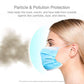 Thick 3-Ply Face Shield MASK 50 pieces [Blue, Regular]