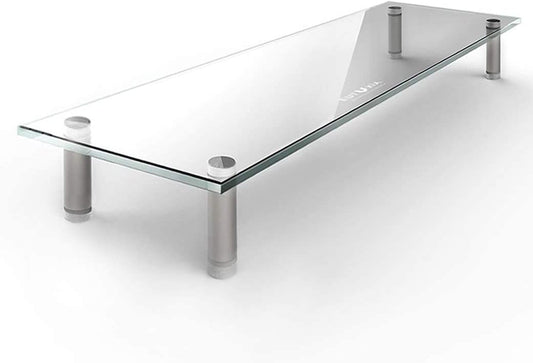 Type-M Clear Tempered Glass Monitor Stand