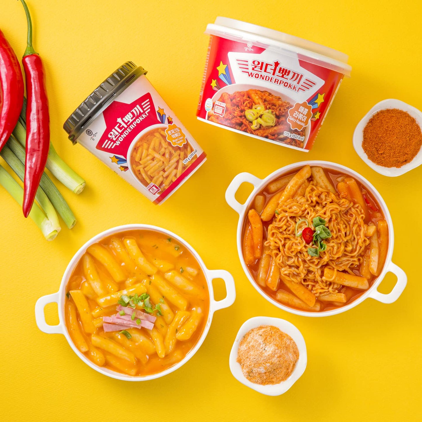 Rabokki, Tteokbokki Authentic Korean Spicy 175g (6.17oz) [Pack of 3]