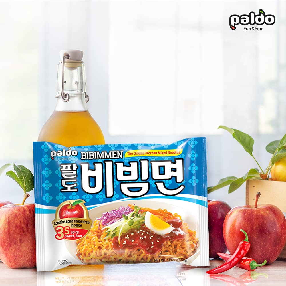 Bibim Men Instant Cold Noodles [Pack of 5]