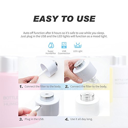 Universal USB Portable Humidifier [White]