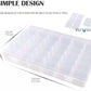 Clear Plastic Jewelry Organizer Box with 36 Grids