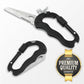Universal Aluminum Multi-Function 5 in 1 Carabiner Survival Tool