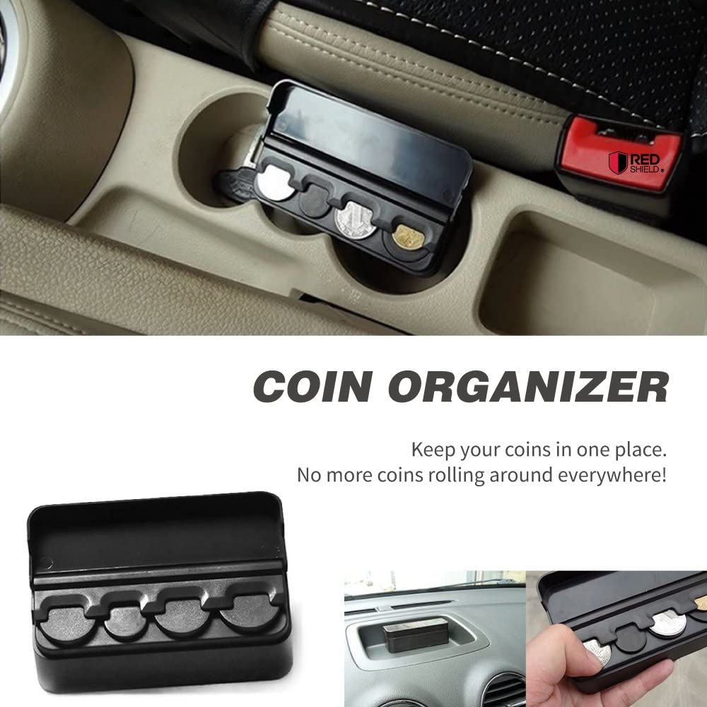 Coin Holder in Black [2 PK]