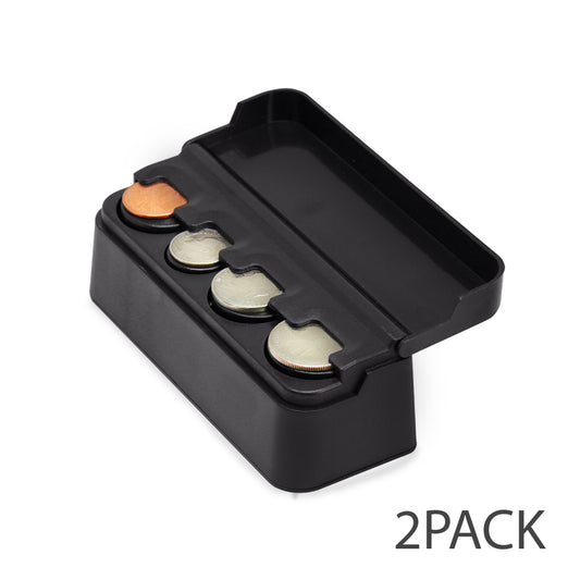 Coin Holder in Black [2 PK]