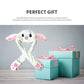 Rabbit Hat with Moving Ears [White]