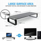 Type-S Black Tempered Glass Monitor Stand