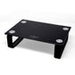 Type-S Mini Black Tempered Glass Monitor Stand