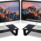 Type-S Mini Black Tempered Glass Monitor Stand