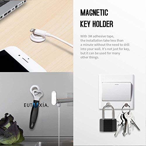 Magnetic Key Holder with Powerful Magnets [6 PK]