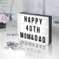 Cinema Light Box with Decorative 60 Letters, Numbers, Symbols [2 PK]