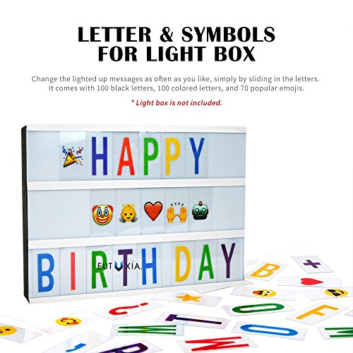 Cinematic Light Box with Letters