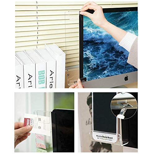 Monitor Memo Board with White Pen Holder [White]