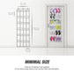 Over the Door 24 Pocket Hanging Rack