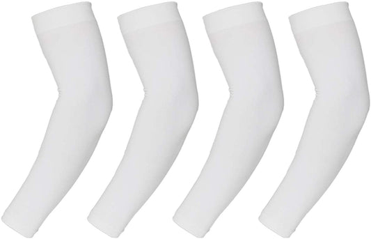 UV Sun Protection Compression Cooling Arm Sleeves [Gray]