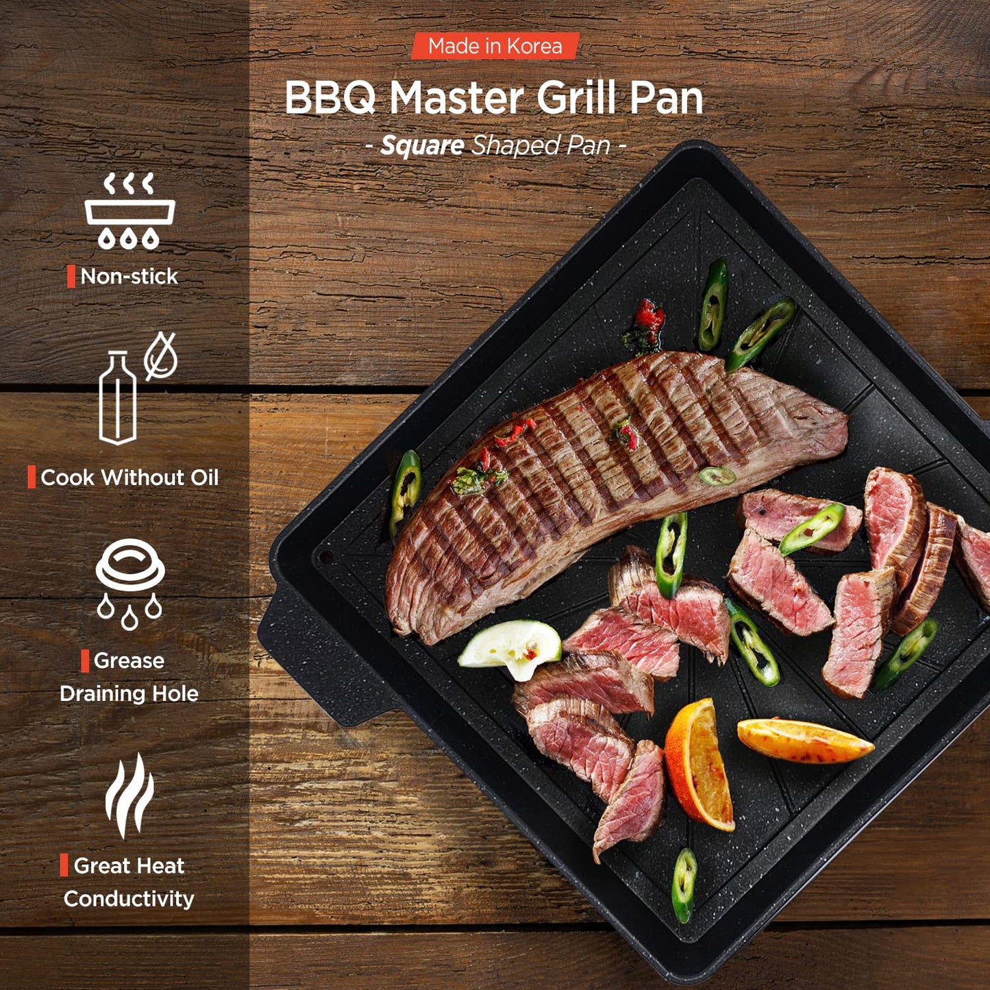 Stovetop Korean BBQ Master Grill Pan