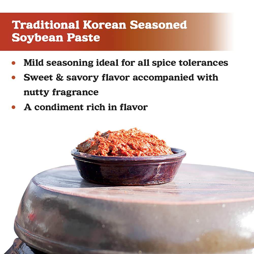 Ssamjang Mild Paste, 1.1 Lb (17.6 Oz) [3 Pack]