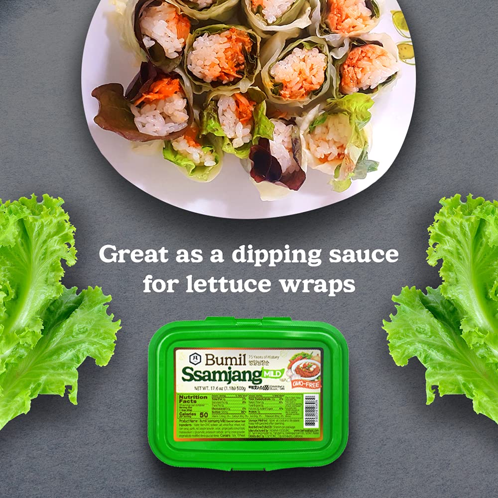Ssamjang Mild Paste, 1.1 Lb (17.6 Oz) [3 Pack]