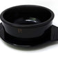 Eutuxia Korean Stone Bowl Dolsot Trivet Coaster. [Large, Black Plastic]