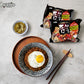 Paldo Fun & Yum Teumsae Jjajang 4 Packs, Black Bean Spicy Instant Ramen Korean Noodle