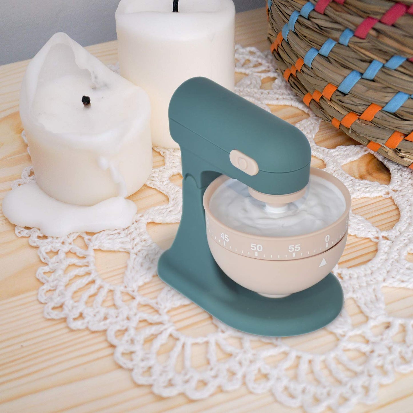 Kitchen Timer [Cream Frother Shaped]
